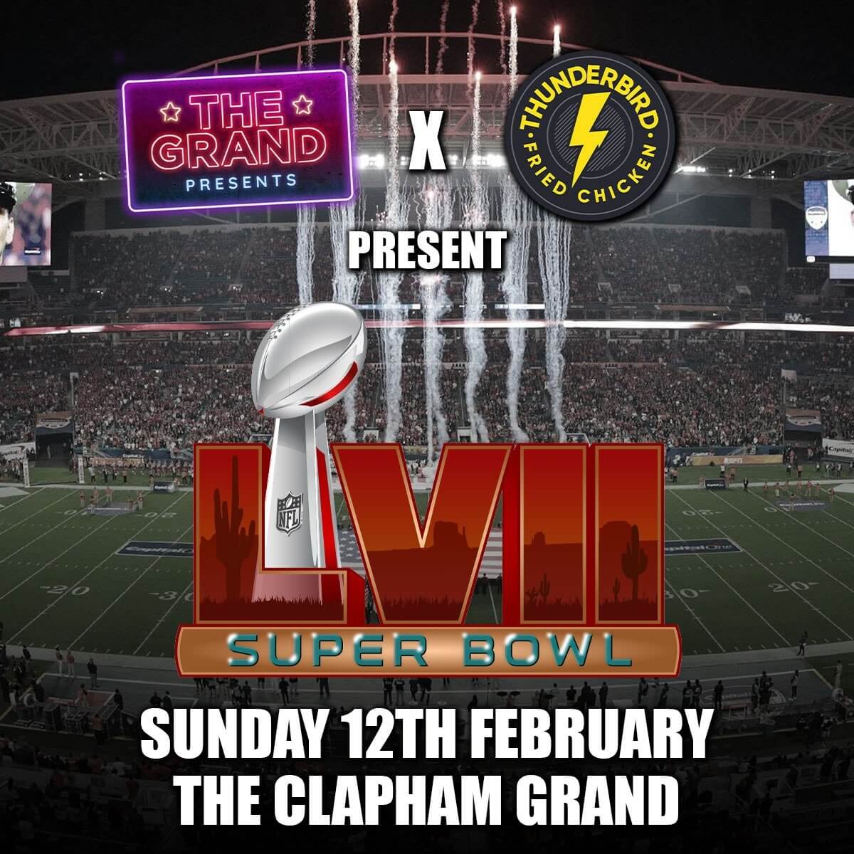 Super Bowl LVII Live Screening at The Clapham Grand! 2023